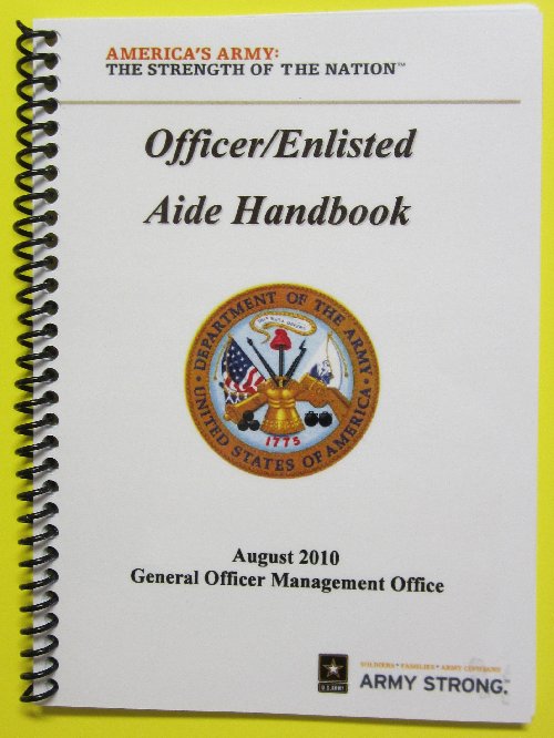 Aide Handbook - Officer / Enlisted - 2010 - Mini size - Click Image to Close